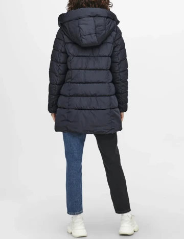 Geaca Only Carmakoma, bleumarin