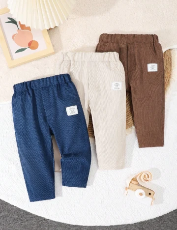 Set pantaloni 3 perechi Shein Kids, mix culori