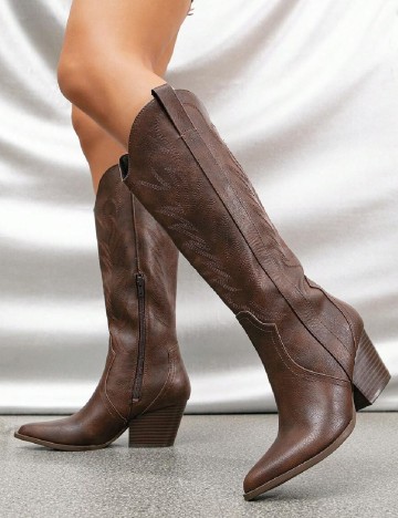 Cizme SHEIN, maro