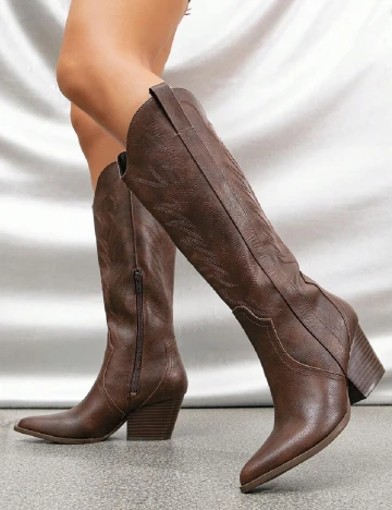 Cizme SHEIN, maro