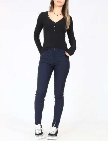 Pantaloni Jacqueline de Yong, bleumarin