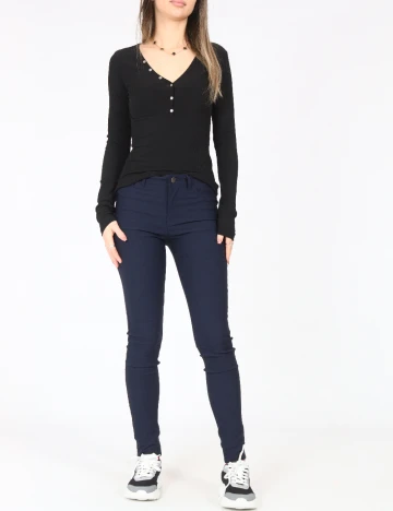 Pantaloni Jacqueline de Yong, bleumarin