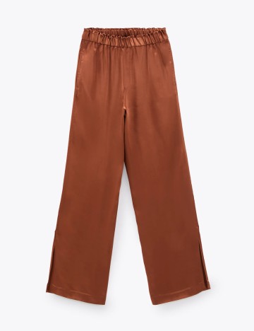 Pantaloni Zara, maro, L