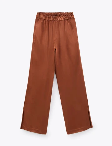 Pantaloni Zara, maro, L