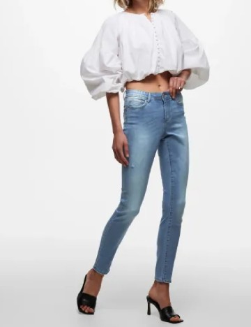 
						Blugi Only, albastru