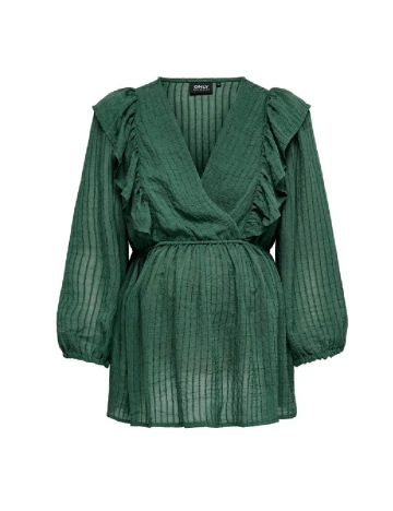 Bluza Only Carmakoma, verde