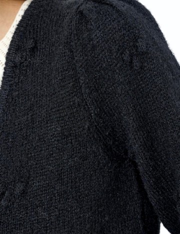 Cardigan Jacqueline de Yong, negru