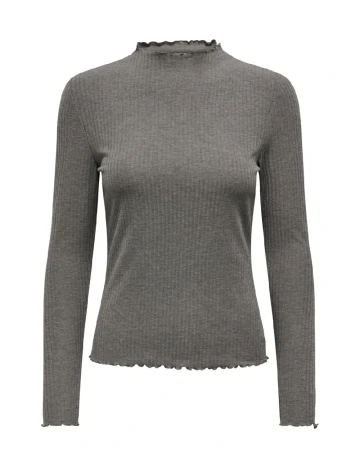 Bluza Only, gri inchis