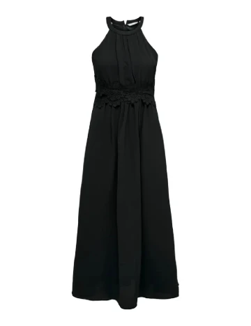 Rochie lunga Only, negru