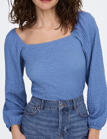 
						Bluza Only, albastru