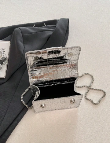 Geanta SHEIN, argintiu