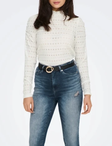 Bluza Only, alb