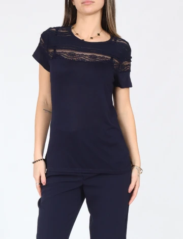 Tricou Only, bleumarin