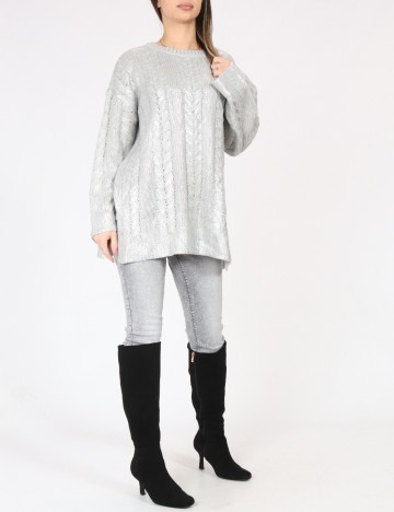 Pulover C&A, argintiu