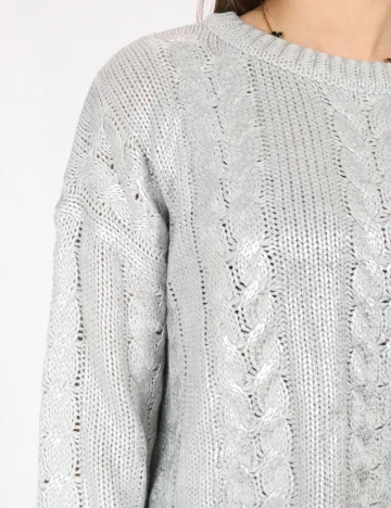 Pulover C&A, argintiu