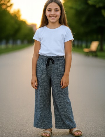 
						Pantaloni Zara, bleumarin