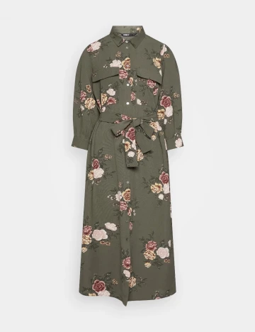 Rochie medie Only Carmakoma, verde