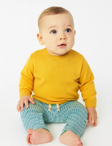 Pantaloni Zara, albastru