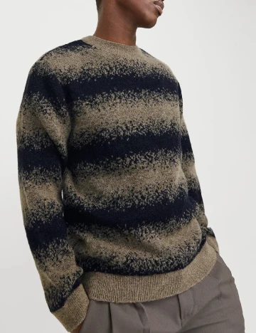 Pulover Jack&Jones, negru/verde