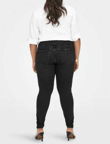 Blugi Only Carmakoma, negru