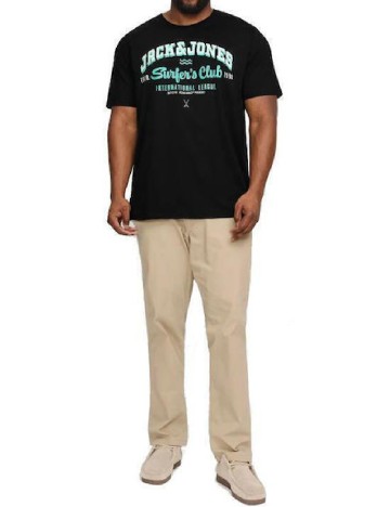 Tricou Jack&Jones Plus Size Men, negru