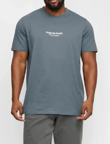 Tricou Jack&Jones Plus Size Men, albastru