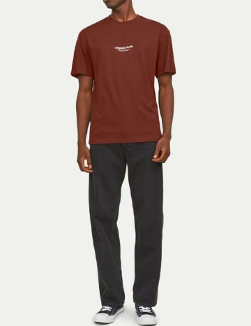 
						Tricou Jack&Jones, caramiziu