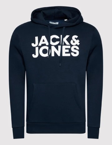 Set Hanorace 2 bucati Jack&Jones, negru/bleumarin