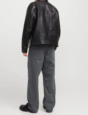 Blugi Jack&Jones, gri petrol