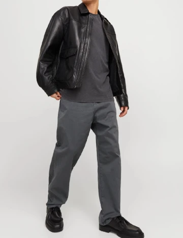 Blugi Jack&Jones, gri petrol