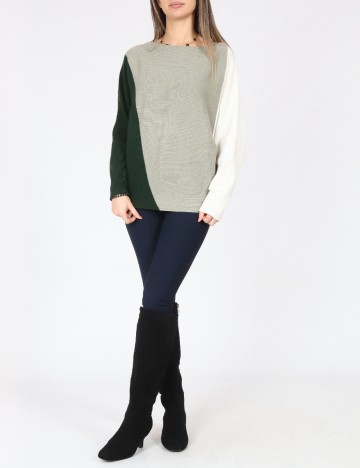 Bluza C&A, verde/gri