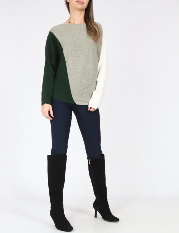 Bluza C&A, verde/gri