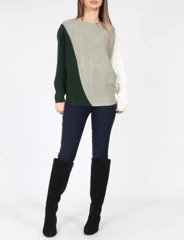Bluza C&A, verde/gri