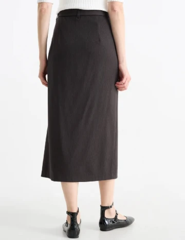 Fusta C&A, gri inchis