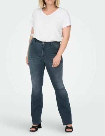 
						Blugi Only Carmakoma, albastru