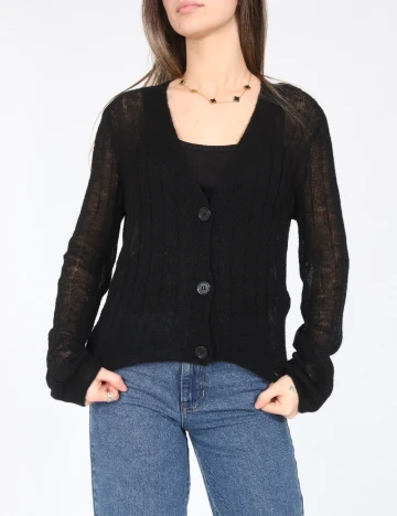 Cardigan C&A, negru