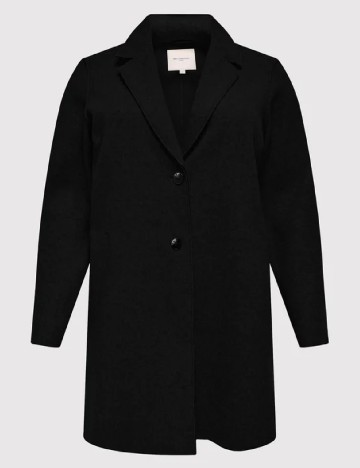 Palton Only Carmakoma, negru