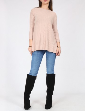 Bluza Zara, roz pudra