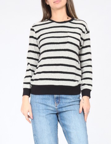 Bluza Zara, gri/negru