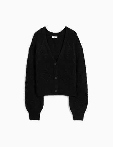 Cardigan C&A, negru