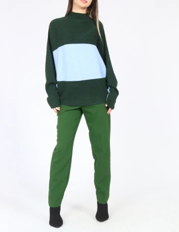 Bluza C&A, verde/albastru