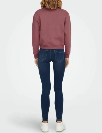 Bluza Jacqueline de Yong, roz pudra inchis