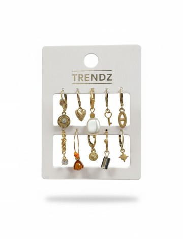 
						Set Cercei Trend, auriu