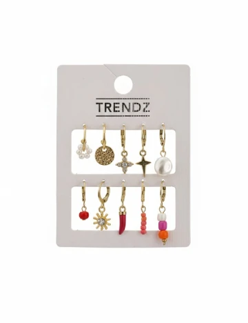 Set Cercei Trendz, auriu