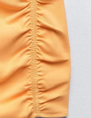 Fusta Zara, portocaliu