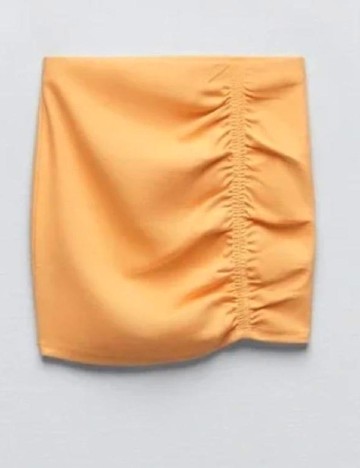 Fusta Zara, portocaliu