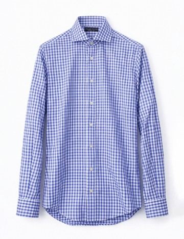 Camasa Zara, alb/albastru