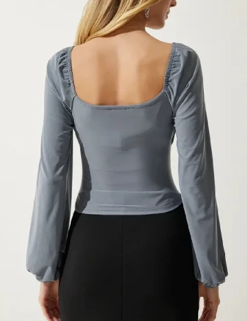 Bluza Happiness Istanbul, gri