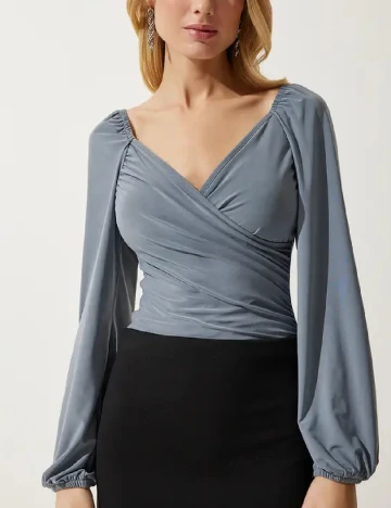 Bluza Happiness Istanbul, gri