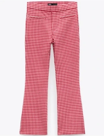 Pantaloni Zara, rosu